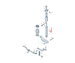 New Audi Q8 4MN Rear Gas Shock Absorber 4M6616031B Genuine Neu. Price: $1179.07.