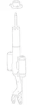 Genuine Mercedes-benz Suspension Strut 206-320-81-00 New. Price: $394.20.