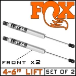 Fox Performance 2.0 Front Shocks Pair 01-10 Silverado Sierra 2500 3500 4-6" Lift New. Price: $409.95.