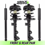 Front Complete Struts Rear Shocks For 2002-2007 Mercedes C230 Rwd W203 New. Price: $199.12.
