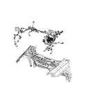 Genuine Mopar Dash Wiring 68354680AE New. Price: $894.28.