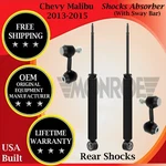 Monroe Oem Rear Shocks W/ Sway Bar For 2013-2015 Chevy Malibu Lifetime Warranty New. Price: $212.32.