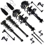For 2000-05 Mitsubishi Eclipse All Models Front Rear Struts Tie Rod Sway Bar Kit New. Price: $278.22.