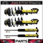 Fits 2013-2020 Ford Fusion 2.0L Monroe Genuine Front Struts & Rear Shocks New. Price: $500.49.