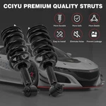 Fits 14-2019 Chevrolet Silverado 1500 Gmc Sierra 4WD Front Complete Struts New. Price: $153.67.