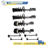 Struts Front & Rear W/ Coil Spring + Sway Bars For 2007 2008 - 2011 Toyota Camry New. Price: $292.28.