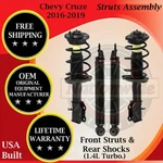 Monroe Oem Front Strut & Rear Shock For 2016-2019 Chevy Cruze Lifetime Warranty New. Price: $435.38.