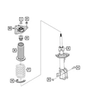 Genuine Mopar Rear Suspension Strut Right 68527490AB New. Price: $164.30.