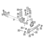 For Ram 2500 22 Mopar Front Driver Passenger Side Shock Absorber Kit New. Price: $201.80.