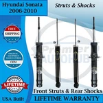 Monroe Oem Front Struts & Rear Shocks 2006-2010 Hyundai Sonata 9YR Warranty New. Price: $355.86.