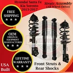 Monroe Oem Front Struts & Rear Shocks For 2013-2017 Kia Sorento Hyundai Santa Fe New. Price: $445.27.