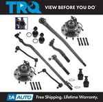 Trq Wheel Bearing Tie Rod Drag Link Ball Joint Steering Suspension Kit 12PC New. Price: $534.95.