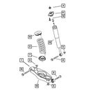 Genuine Mopar Suspension Shock Absorber Kit 68034903AA New. Price: $124.02.