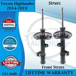 Kyb Genuine Oem Front Struts For 2014-2019 Toyota Highlander Lifetime Warranty New. Price: $237.15.