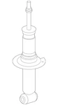 Genuine Subaru Strut 20310AN03A New. Price: $151.59.