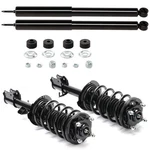 Set Of 4 Shock And Fully Loaded Strut Front & Rear Driver Passenger Side New. Price: $286.40.