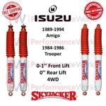 Skyjacker H7000 Shock Set 0-1" Front & 0" Rear Lift For Isuzu Amigo/ Trooper 4WD New. Price: $269.88.
