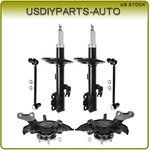For Toyota Sienna 07-10 3.5L Shocks Absorber Sway Bar Wheel Hub Bearings Knuckle New. Price: $249.41.
