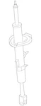 Genuine Nissan Value Advantage Absorber Kit Shock Front Lh E6C11-CD02PNW New. Price: $149.49.