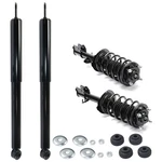 Set Of 4 Shock And Fully Loaded Strut Front & Rear Driver Passenger Side New. Price: $300.12.