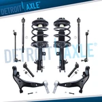 Front Struts Lower Control Arm Tie Rod Sway Bar Kit For 2004 - 2009 Nissan Quest New. Price: $382.13.