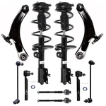 2008 2009 2010 2011 For Nissan Rogue Front Struts Lower Control Arm Tie Rod Kit New. Price: $213.05.
