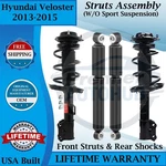 Monroe Oem Front Struts & Rear Shocks For 2013-2015 Hyundai Veloster 9YR Warran. New. Price: $311.12.