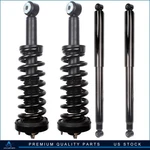 4PCS Front And Rear Complete Struts W/ Springs & Shocks 2009-2012 Ford F-150 New. Price: $200.49.