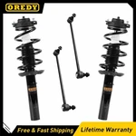 Front Struts + Sway Bars For Volkswagen Jetta Beetle Golf Eos 55MM Lower Housing New. Price: $140.02.