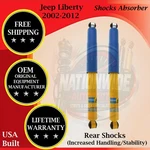 Bilstein Oem Rear Shocks For 2002-2012 Jeep Liberty Lifetime Warranty New. Price: $237.96.