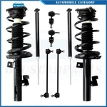 Front Struts & Coil Spring + Rear Shock Sway Bar Links For 2004-2009 Mazda 3 New. Price: $172.98.