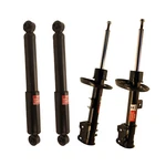 Kyb Oem Front Struts & Rear Shocks For 2012-2017 Fiat 500 Lifetime Warranty New. Price: $312.29.