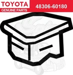 Toyota 4RUNNER Fj Cruiser Lexus GX460 Oem Rear Coil Spring Damper 48306-60180 New. Price: $28.90.