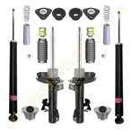 Kyb Excel-g Gas Struts Shocks With Boots & Mounts 04 09 For Mazda 3 Full Kit New. Price: $612.86.