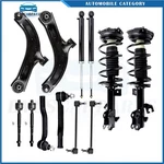 For 07-12 Nissan Versa Rear Shocks And Front Struts Control Arms + Tie Rod Ends New. Price: $199.99.