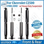 Front & Rear Shocks Absorbers Struts Set For 1988-2000 Chevy Gmc C2500 C3500 New. Price: $73.88.