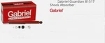 (1) Gabriel 89209 / 81517 Nitrogen Gas Charged Shock Absorbers BX#7 New. Price: $22.50.