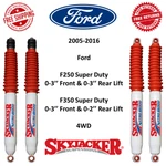 Skyjacker Front 3" Rear 2" Shocks Set For 05-16 F-250 & F-350 Super Duty 4WD New. Price: $306.48.