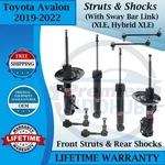 Kyb Oem Front Struts & Rear Shocks W/ Sway Bar For 2019-2022 Toyota Avalon New. Price: $457.48.