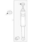 Genuine Honda Shock Absorber Rear- 52610-SNX-A02 New. Price: $160.37.