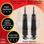 Monroe Oem Front Shocks W/coil Over For 1970-1981 Pontiac Firebird Yr Warranty New. Price: $135.46.