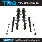 Trq Front Rear Complete Strut Spring Assembly Shock Sway Link 6PC Kit For Accent New. Price: $259.95.