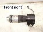 Air Spring Damper Porsche Taycan 4S 2022 Right Front 9J1616038D Used. Price: $957.09.