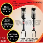 Monroe Oem Front Struts For 2011-2015 Jeep Grand Cherokee 2WD Lifetime Warranty New. Price: $327.34.