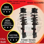Monroe Oem Front Struts For 2008-2011 Dodge Grand Caravan Lifetime Warranty New. Price: $302.73.