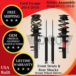 Monroe Oem Front Strut & Rear Shock 2014-2019 Ford Escape 2WD Lifetime Warr. New. Price: $436.00.