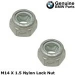 2 X 1966-15 Bmw 14 1.5 Mm Lock Nut For Suspension Support Strut Control Arm Oe New. Price: $13.36.