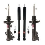 Kyb Excel-g Front Struts Rear Shock Absorbers Kit For Honda Civic Sedan New. Price: $297.95.