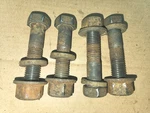 1982 - 1992 Camaro Iroc Firebird Trans Front Strut To Spindle Knuckle Bolts Used. Price: $14.99.