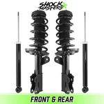 Front Complete Strut Assemblies Rear Shocks For 2013-2022 Chevrolet Trax Awd New. Price: $157.65.